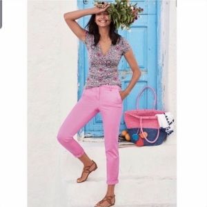 Boden Jersey Wrap Top, Size 2